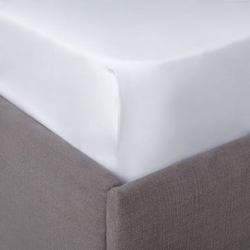 Sateen Fitted Sheet, 300 Thread Count Egyptian Cotton, Double