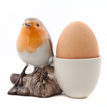 Robin Egg Cup, H9cm, Brown