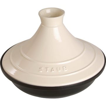 Cast Iron Tagine Dish, Cream