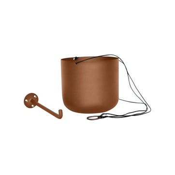 Kew Temperate House Hanging Planter with Hook  D17cm, Copper