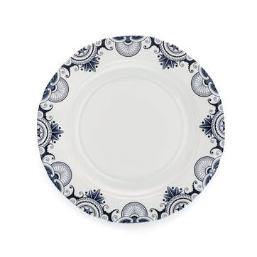 Ink Blue Palisade Dinner Plate