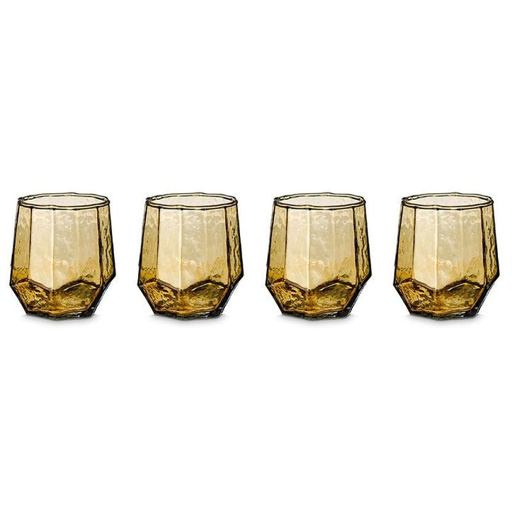 Kavya Set of 4 Tumblers 200ml, Smoke