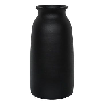 Akemi Vase H32cm, Carbon Black
