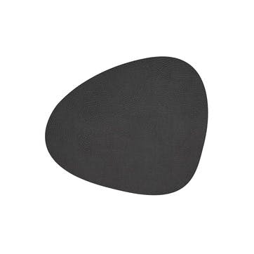 Curve Placemat, Hippo Black/ Anthracite
