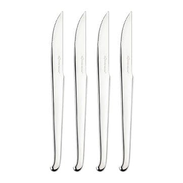 Balsa Mirror 4 Piece Steak Knife Set Gift Boxed