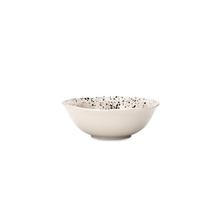 Ama Splatter Bowl D16.5cm, White