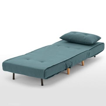 Haru Sofa Bed - Single; Sherbet Blue