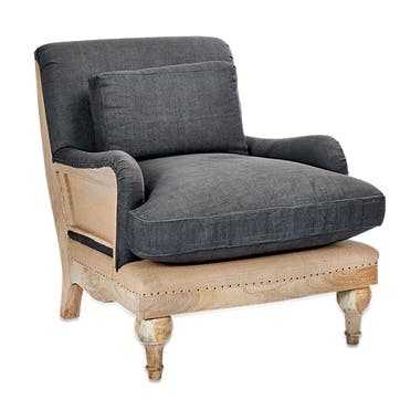 Abe Armchair, Charcoal