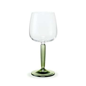 Hammershøi Set of 2 White Wine Glasses 350ml, Green