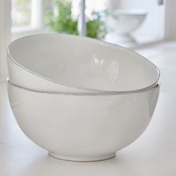 Livia Serving Bowl D26cm, Gloss White