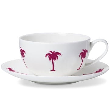Palm Tree Breakfast Cup & Saucer
