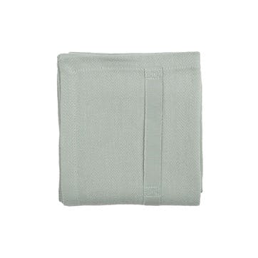 Herringbone Kitchen Towel 53 x 86cm, Dusty Mint