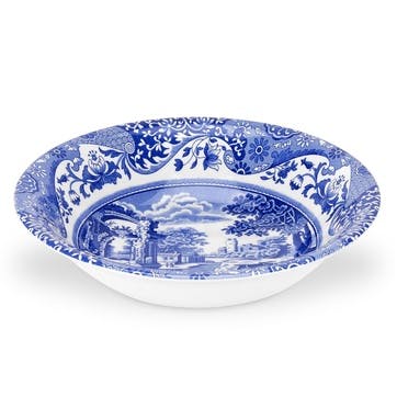 Blue Italian Cereal Bowls, Set of 4