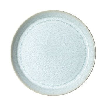 Kiln Green Set of 4 Medium Plates, D21.5cm