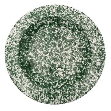 Splatter Pasta Plate D29cm, Green