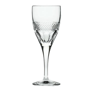 Diamonds Set of 2 Wine Glasses 280ml, Clear