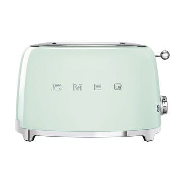 50's Retro 2 Slot Toaster, Pastel Green