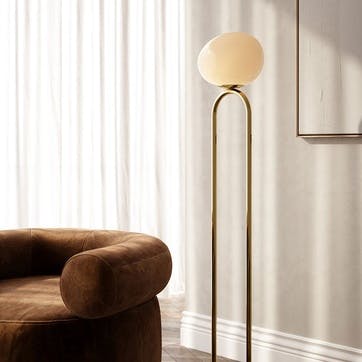 Shapes Floor Lamp H135cm, Brass