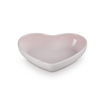 Heart Serving Bowl, 20cm, Shell Pink