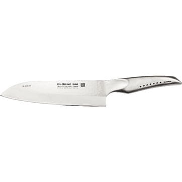 Sai Santoku Knife 19cm, Silver