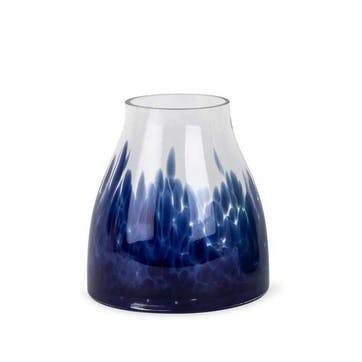 Small Dapple Vase, Blue