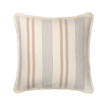 Iris Cushion Cover, 50cm x 50cm, Beige/Grey