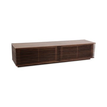 Verona AV Unit Wide H41 x W180cm, Walnut