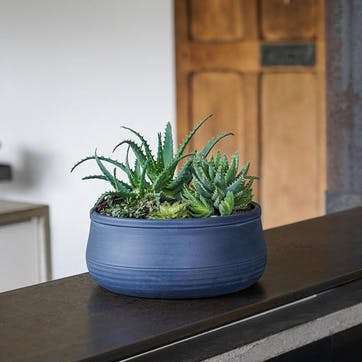 Kew Temperate House Handthrown Statement Bowl D30cm, Azurite