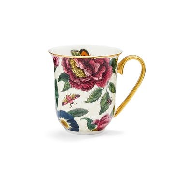 Mug Cream, Floral