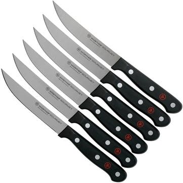 Gourmet 6 Piece Steak Knife Set