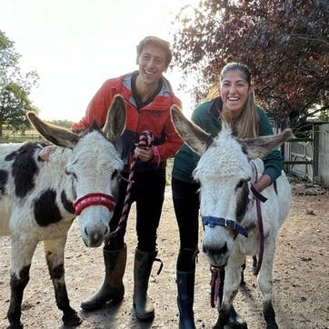 Relaxing Two Night Glamping Break with Donkey Meet, Feed and Cuddles for Two at Starry Meadow