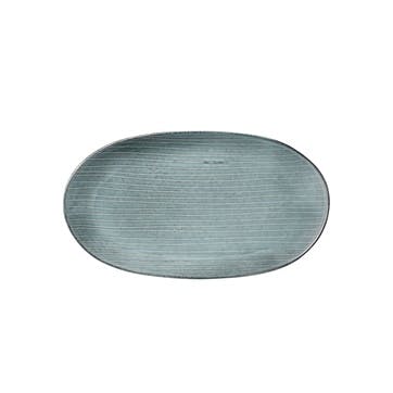 Nordic Sea Oval Plate 30cm, Blue