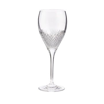 Diamond Mosaic Set of 2 Goblets 280ml, Clear