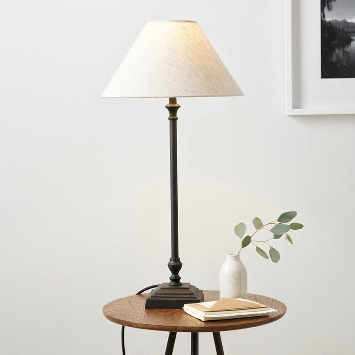 white company bedside lamps