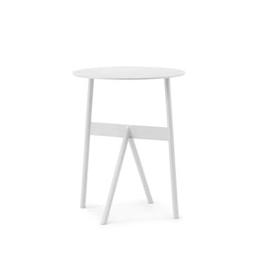 Stock Side Table H46 x D37cm, White