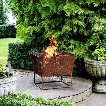 Norfolk, Outdoor Firebowl, Rust