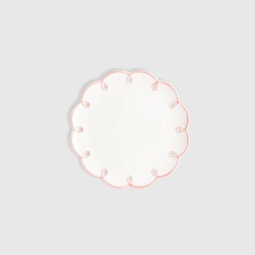 Squiggle Set of 4 Starter Plates, D19cm, Pink