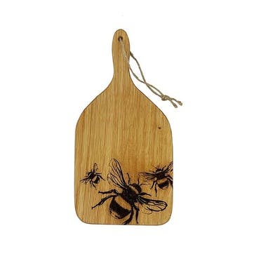 Bee Small Oak Hanging Paddle L30 x W15cm