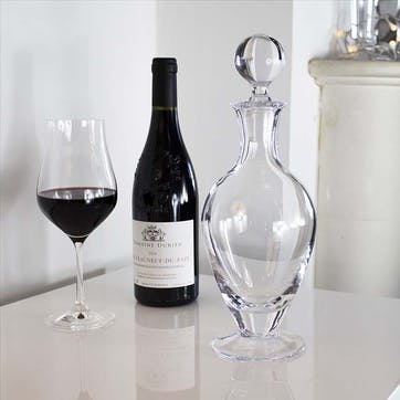 Classic Footed Wine Decanter 800ml, Clear