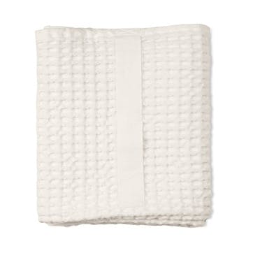 Waffle Bath Towel, L150 x W50cm, Natural White