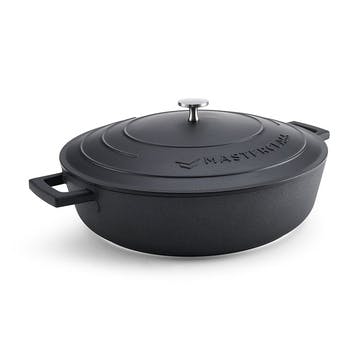 Cast Aluminium Casserole 5l, Black