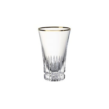 Grand Royal Gold Set of 2 Tall Glasses 300ml, Clear