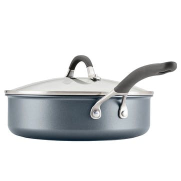 A1 Non-Stick Saute Pan with Lid, Grey