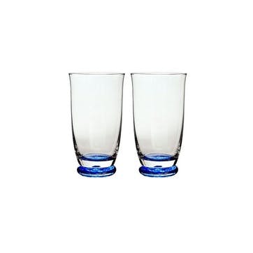 Imperial Blue Set of 2 Large Tumblers, 400ml