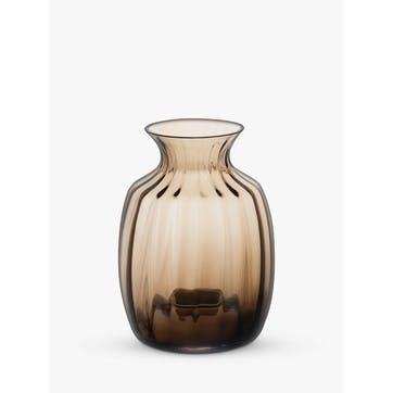 Tall posy vase, H18.5cm, Dartington, Cushion, topaz