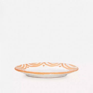 Small Oval Serving Dish, Melon