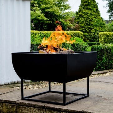 Windermere, Outdoor Firebowl, Black