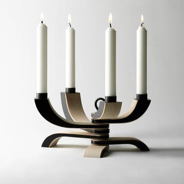 Nordic Light Foldable Candelabra, Black