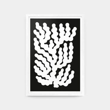 Nico De Caro Coral Art Print 009 A3, White