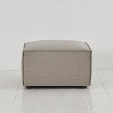 Model 03 Linen Ottoman, Pumice